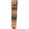 Ekena Millwork Funston Craftsman Rough Sawn Bracket, Western Red Cedar, 4"W x 22"D x 22"H BKT04X22X22FST04RWR - alternate 2